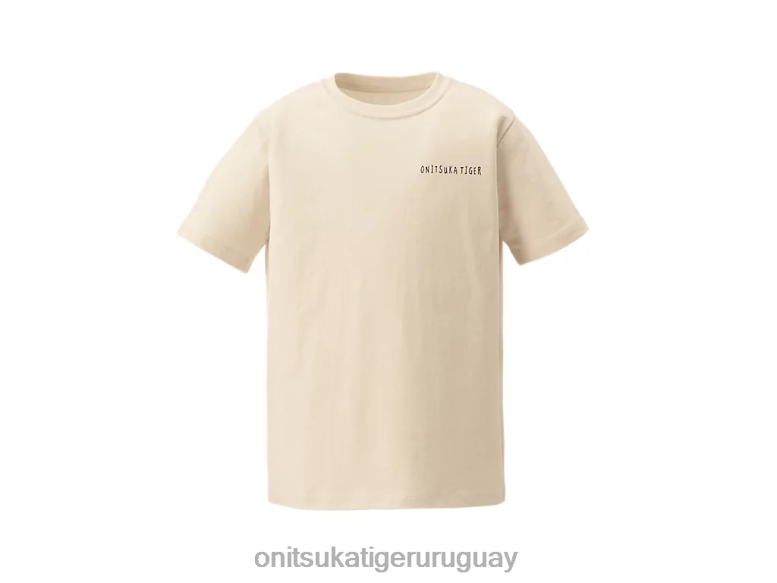 Onitsuka Tiger camiseta gráfica niños J06BX663 blanquecino ropa