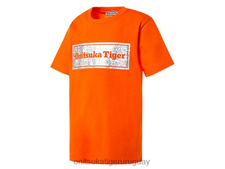 Onitsuka Tiger camiseta gráfica niños J06BX671 habanero ropa