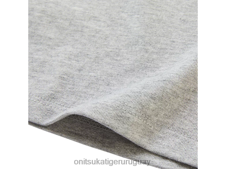 Onitsuka Tiger camiseta gráfica niños J06BX678 gris pluma ropa