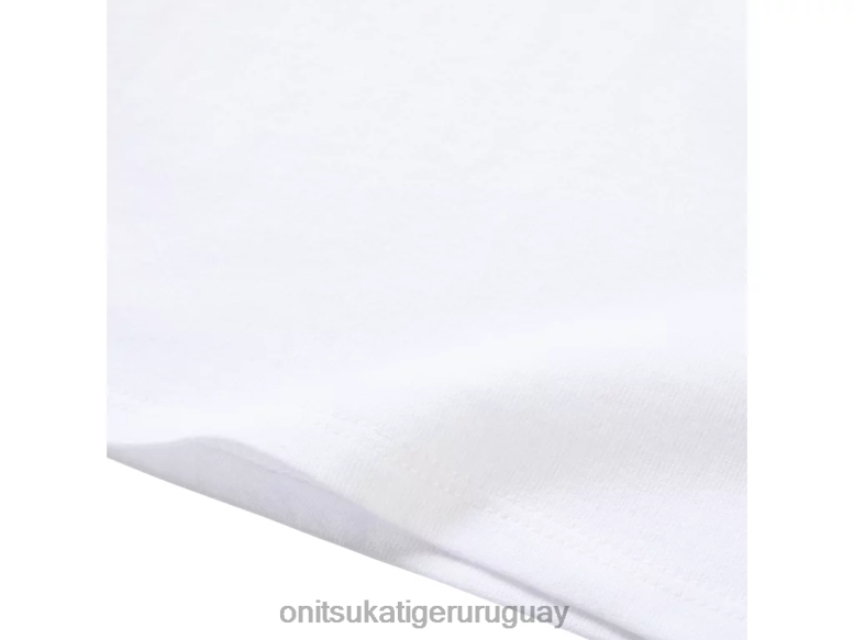 Onitsuka Tiger camiseta gráfica niños J06BX680 blanco real ropa