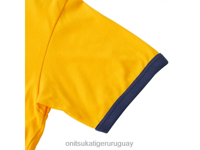 Onitsuka Tiger camiseta gráfica unisexo J06BX468 amarillo ropa