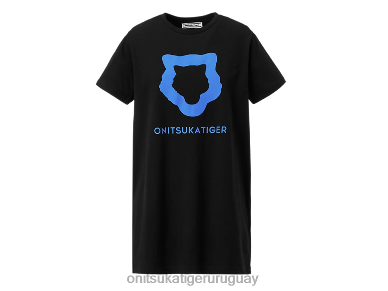 Onitsuka Tiger camiseta gráfica ws mujer J06BX612 negro ropa