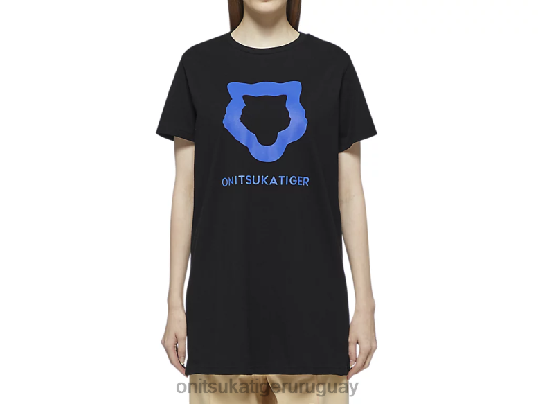 Onitsuka Tiger camiseta gráfica ws mujer J06BX612 negro ropa