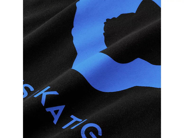 Onitsuka Tiger camiseta gráfica ws mujer J06BX612 negro ropa