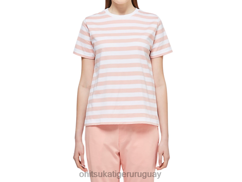 Onitsuka Tiger camiseta mujer J06BX615 rosa acogedor ropa