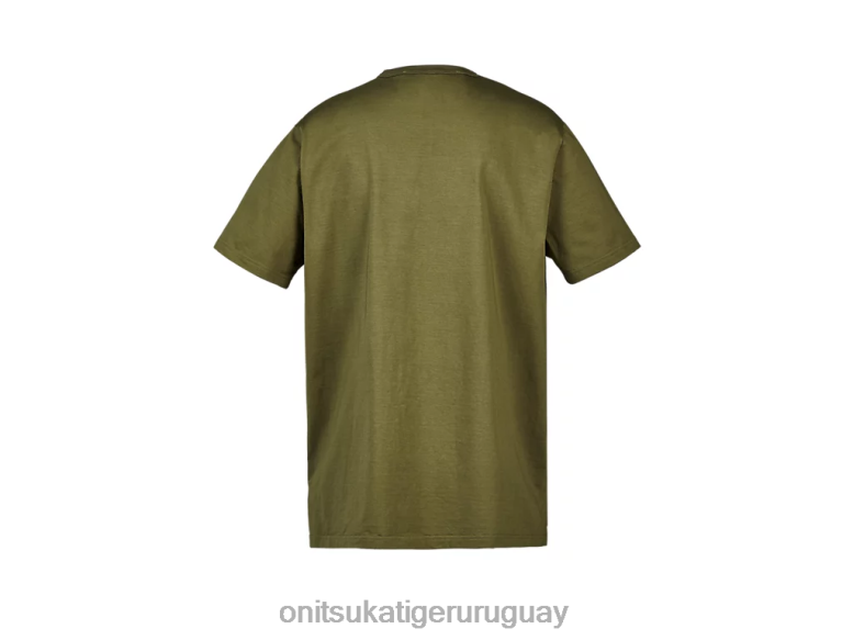 Onitsuka Tiger camiseta ss hombres J06BX374 caqui ropa