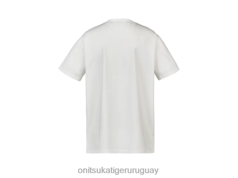Onitsuka Tiger camiseta ss hombres J06BX382 blanco ropa