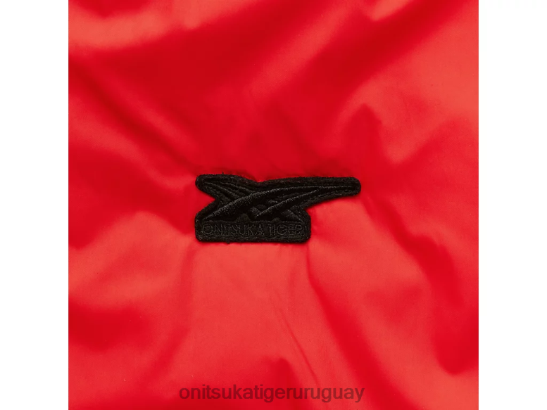 Onitsuka Tiger cazadora holgada hombres J06BX419 rojo ropa