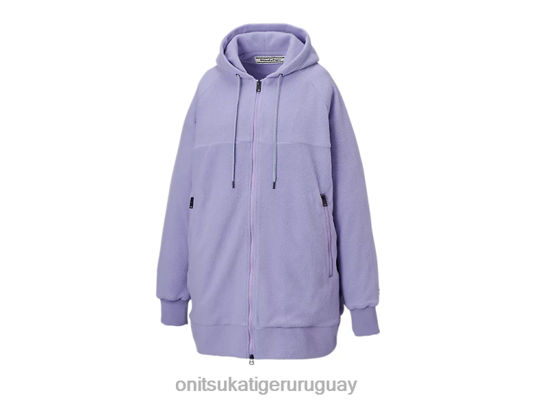 Onitsuka Tiger cazadora holgada mujer J06BX602 lavanda ropa