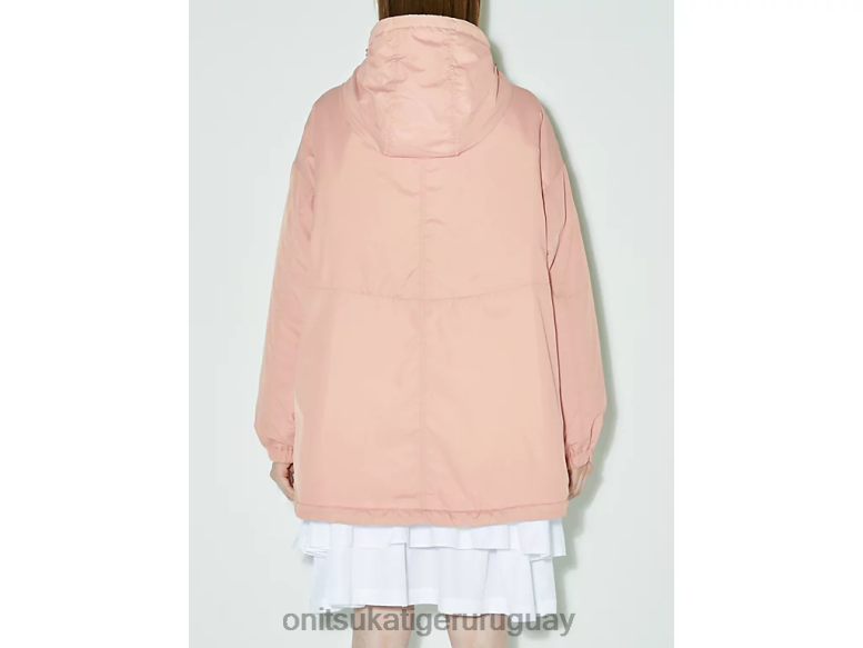 Onitsuka Tiger cazadora holgada mujer J06BX606 durazno ropa