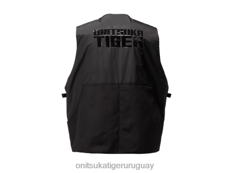 Onitsuka Tiger chaleco hombres J06BX417 negro/gris oscuro ropa