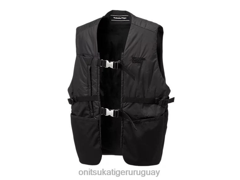 Onitsuka Tiger chaleco hombres J06BX417 negro/gris oscuro ropa