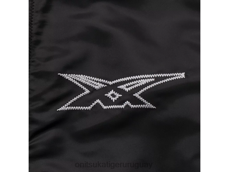 Onitsuka Tiger chaqueta bomber mujer J06BX595 negro ropa