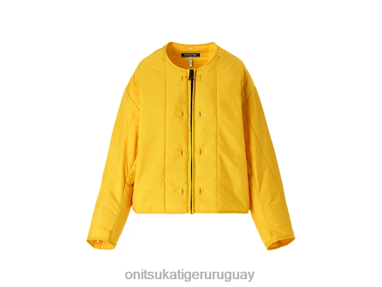 Onitsuka Tiger chaqueta bomber mujer J06BX595 negro ropa