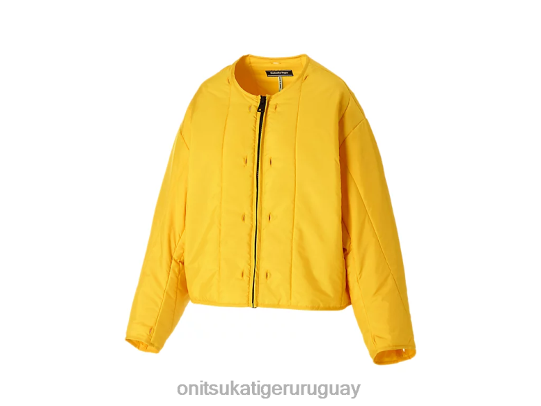 Onitsuka Tiger chaqueta bomber mujer J06BX595 negro ropa