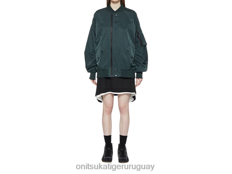 Onitsuka Tiger chaqueta bomber p unisexo J06BX408 caqui ropa