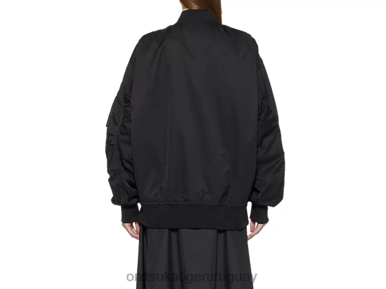 Onitsuka Tiger chaqueta bomber p unisexo J06BX415 negro ropa