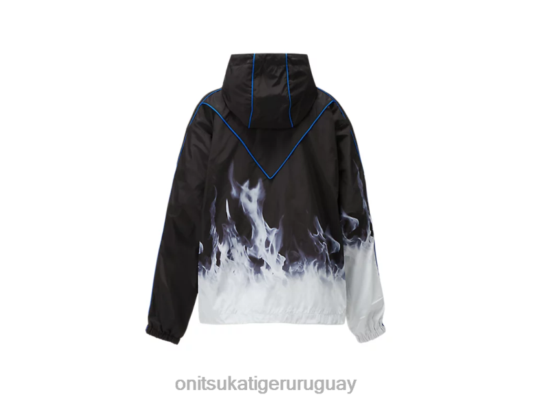 Onitsuka Tiger chaqueta de chándal p hombres J06BX461 azul negro ropa