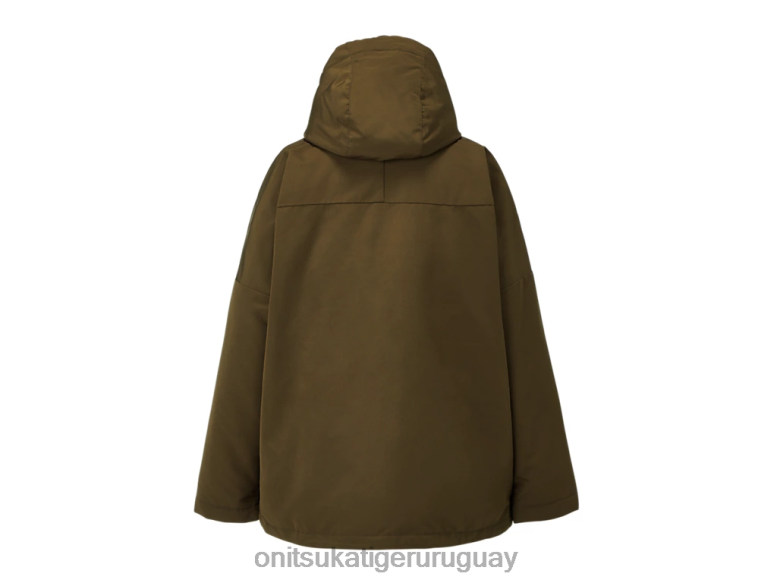 Onitsuka Tiger chaqueta de plumas hombres J06BX446 aceituna ropa