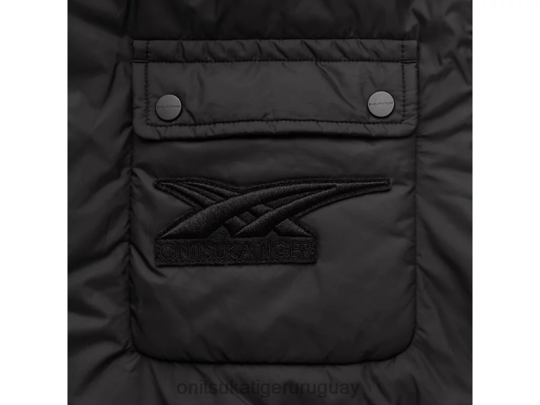 Onitsuka Tiger chaqueta hombres J06BX421 negro ropa