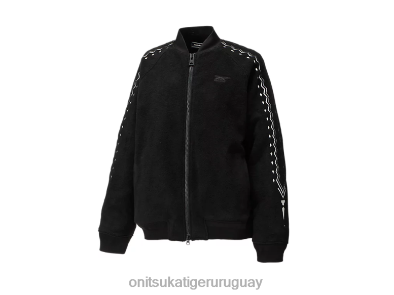 Onitsuka Tiger chaqueta hombres J06BX447 blanco negro ropa