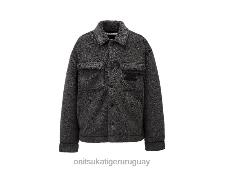 Onitsuka Tiger chaqueta hombres J06BX460 negro ropa