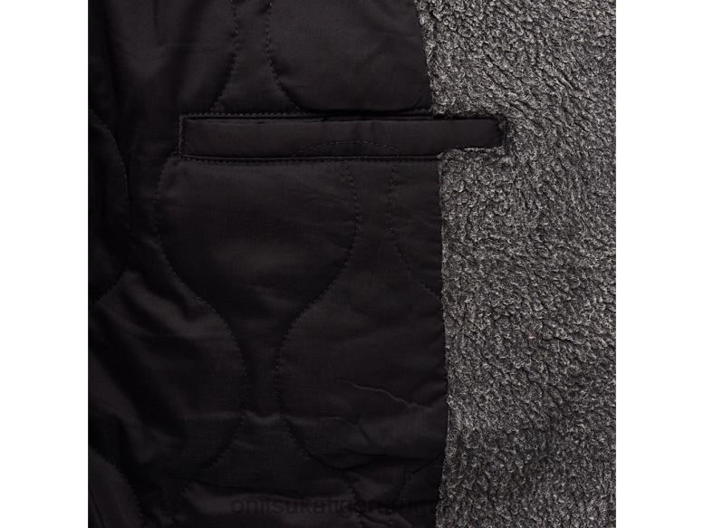 Onitsuka Tiger chaqueta hombres J06BX460 negro ropa