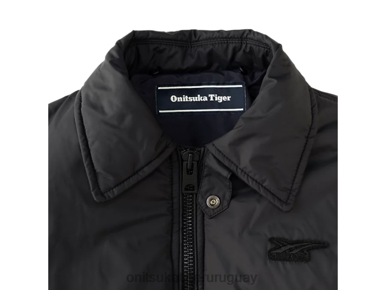 Onitsuka Tiger chaqueta ws mujer J06BX604 negro ropa