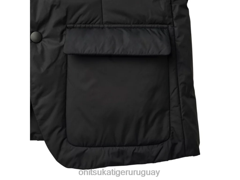 Onitsuka Tiger chaqueta ws mujer J06BX605 negro ropa
