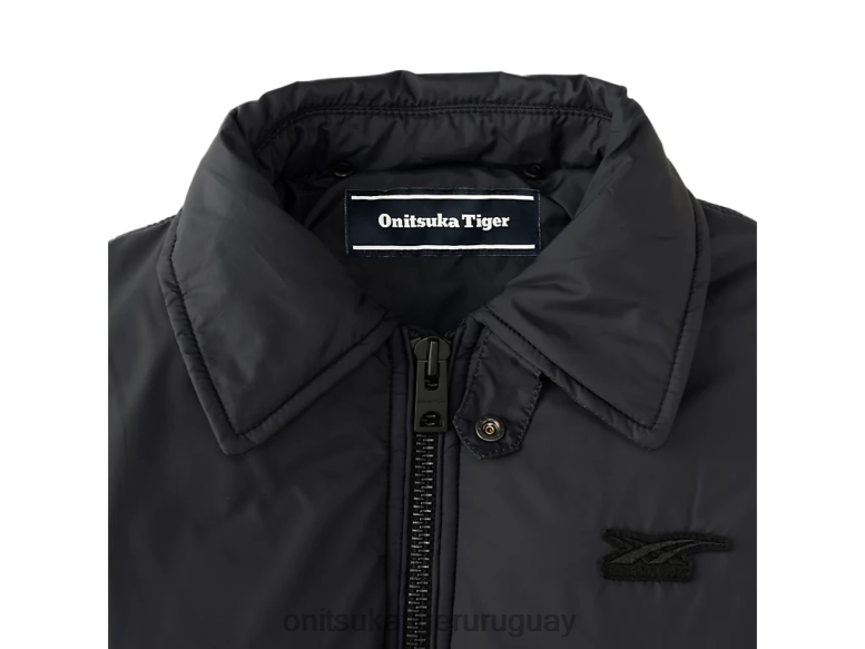 Onitsuka Tiger chaqueta ws p mujer J06BX601 blanco negro ropa