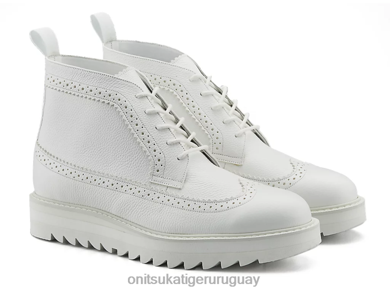 Onitsuka Tiger chukka brogue unisexo J06BX13 blanco zapatos