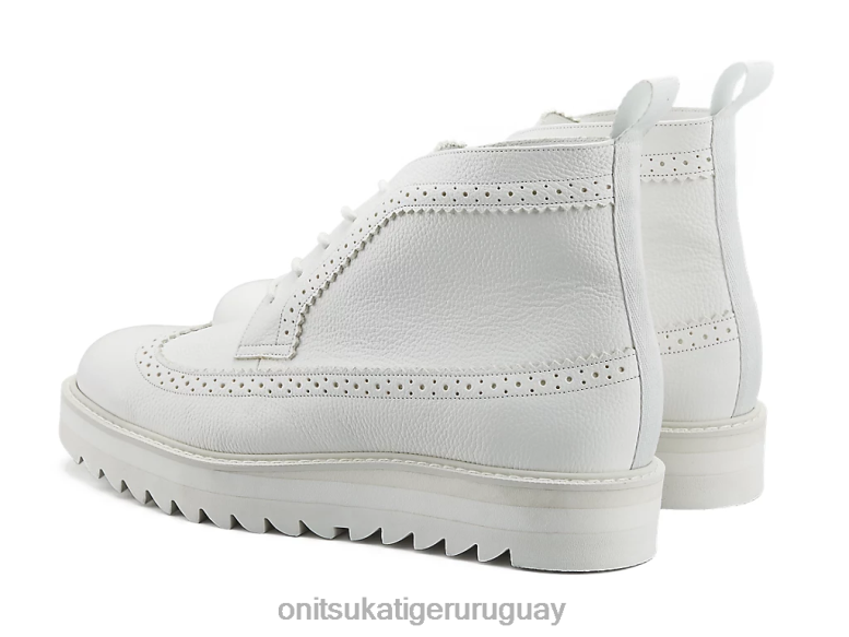 Onitsuka Tiger chukka brogue unisexo J06BX13 blanco zapatos