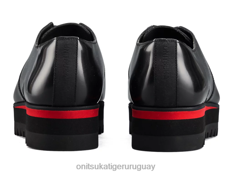 Onitsuka Tiger cordones mujer J06BX555 negro/rojo clásico zapatos