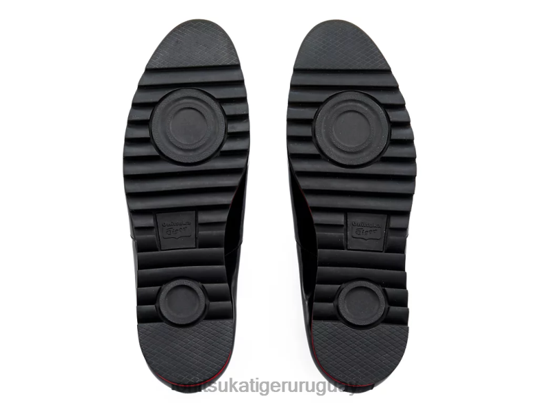 Onitsuka Tiger cordones mujer J06BX555 negro/rojo clásico zapatos
