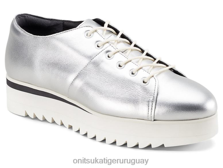 Onitsuka Tiger cordones mujer J06BX559 plata zapatos