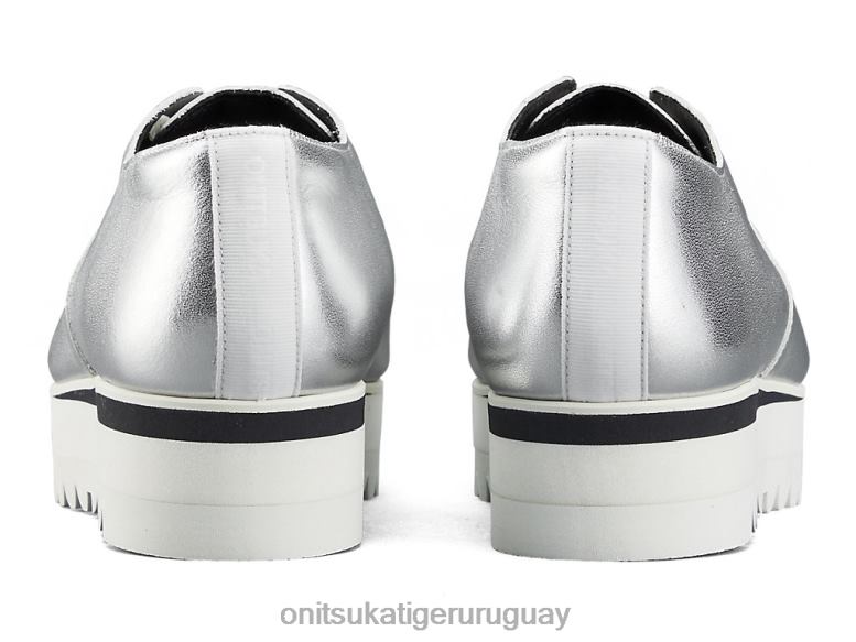Onitsuka Tiger cordones mujer J06BX559 plata zapatos