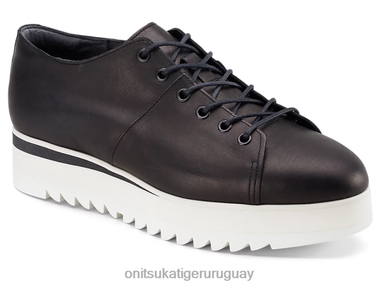 Onitsuka Tiger cordones mujer J06BX561 negro zapatos