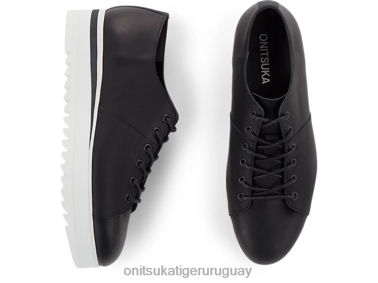 Onitsuka Tiger cordones mujer J06BX561 negro zapatos