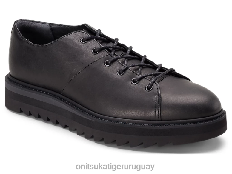 Onitsuka Tiger cordones unisexo J06BX212 negro zapatos