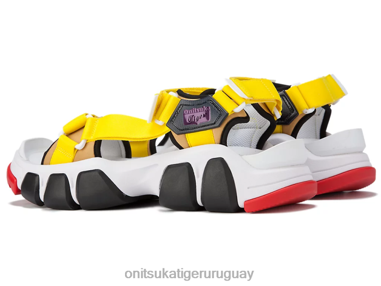 Onitsuka Tiger correa dentífrica unisexo J06BX232 blanco/amarillo vibrante zapatos