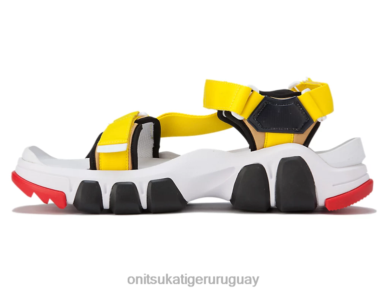 Onitsuka Tiger correa dentífrica unisexo J06BX232 blanco/amarillo vibrante zapatos