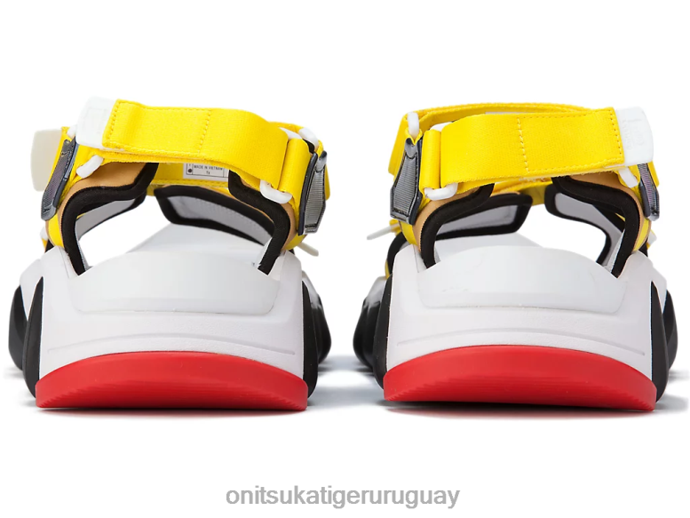 Onitsuka Tiger correa dentífrica unisexo J06BX232 blanco/amarillo vibrante zapatos