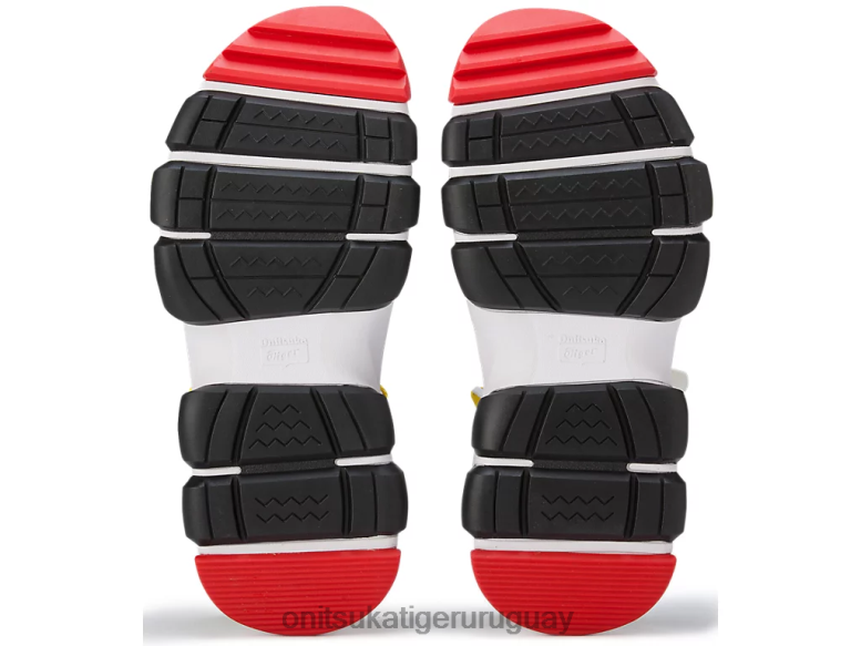 Onitsuka Tiger correa dentífrica unisexo J06BX232 blanco/amarillo vibrante zapatos