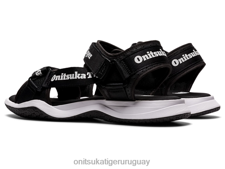 Onitsuka Tiger correa ohbori unisexo J06BX273 blanco negro zapatos