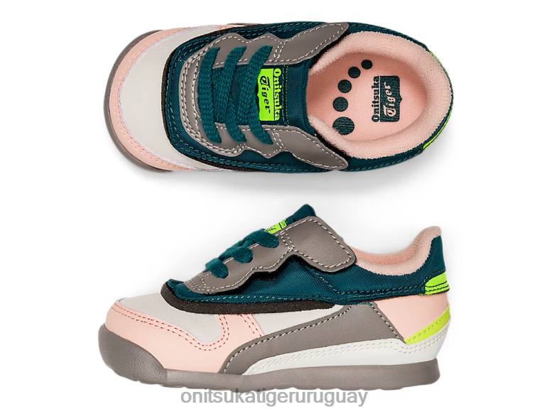 Onitsuka Tiger corredor de mezcla niños J06BX620 pino aterciopelado/brisa zapatos