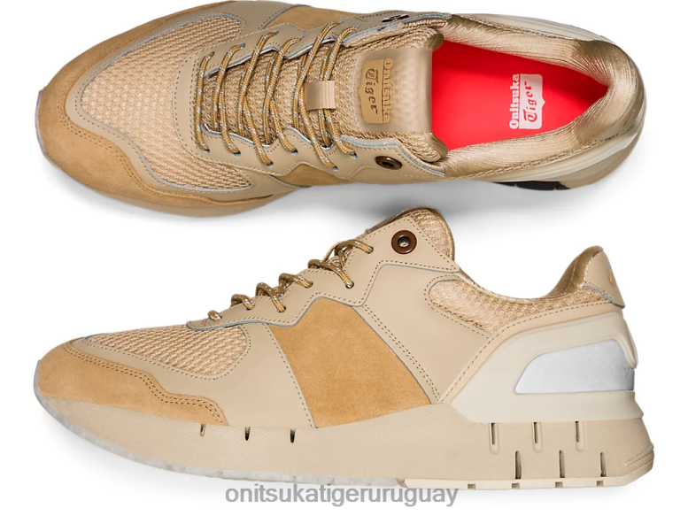 Onitsuka Tiger corredor rebilac mp unisexo J06BX206 beige pálido/beige hoja zapatos