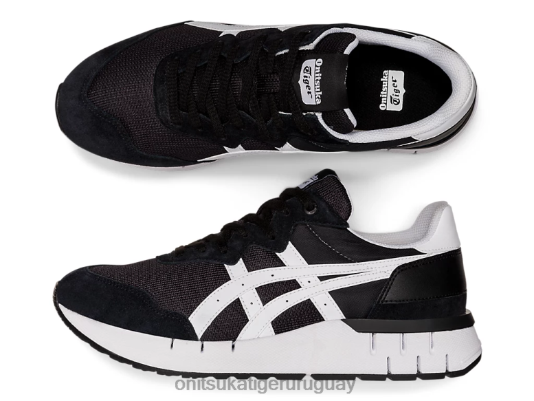 Onitsuka Tiger corredor rebilac unisexo J06BX245 blanco negro zapatos