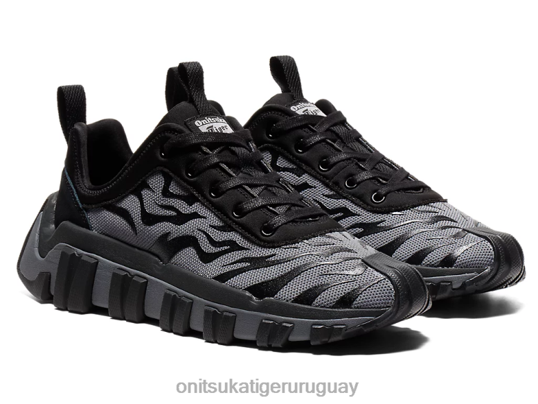 Onitsuka Tiger crestado unisexo J06BX75 metrópoli/negro zapatos