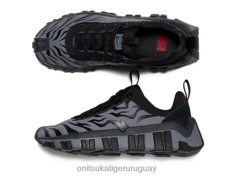 Onitsuka Tiger crestado unisexo J06BX75 metrópoli/negro zapatos