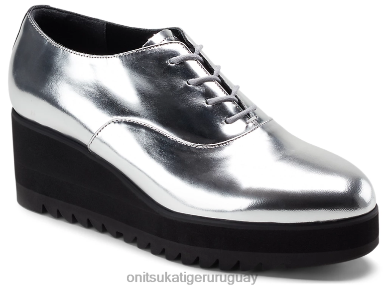 Onitsuka Tiger cuña-o mujer J06BX570 plata zapatos